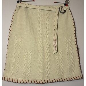 Y2K Bratz Koperhaus Skirt Two Panel Skirt Knit And Denim Size 29